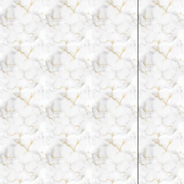 DecoHandy  Pvc Yer Karosu 30x30cm 4'lü Paket - Mermer Desenli Beyaz  0,36m2